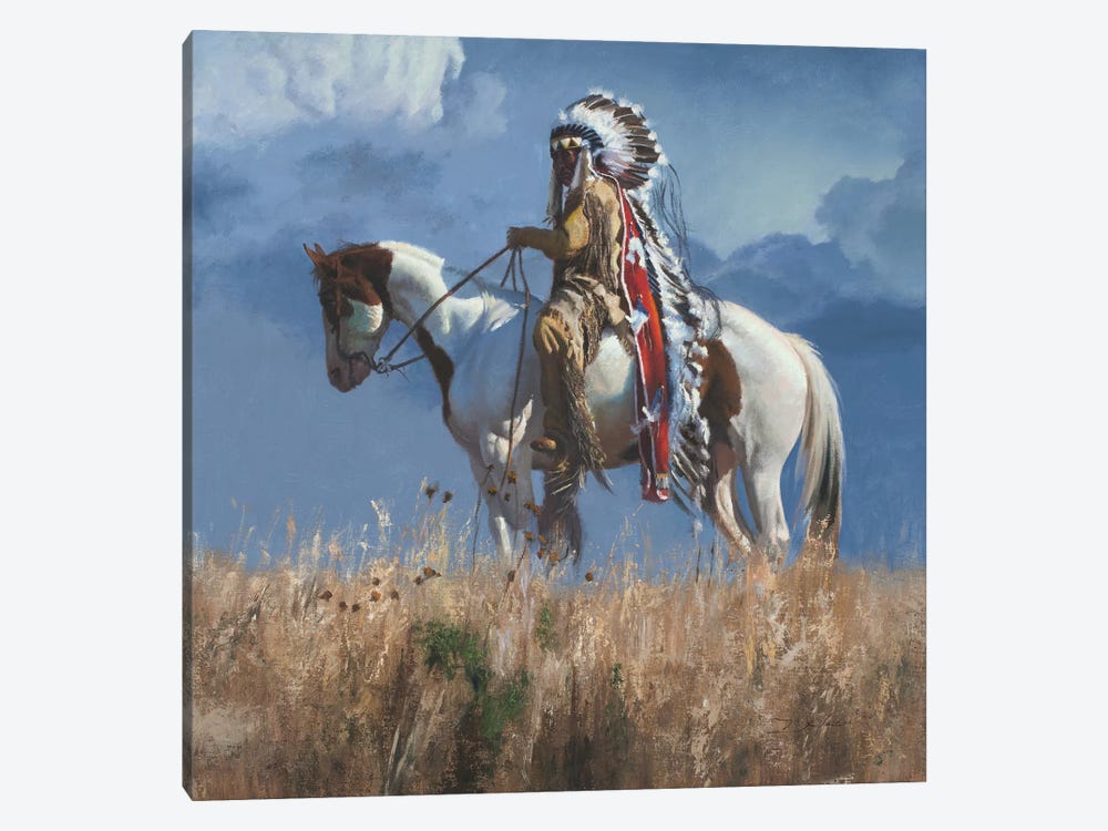High Atop The Plains by David Edward Kucera 1-piece Art Print