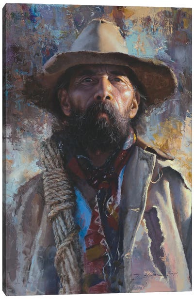 Journey Man Canvas Art Print - David Edward Kucera