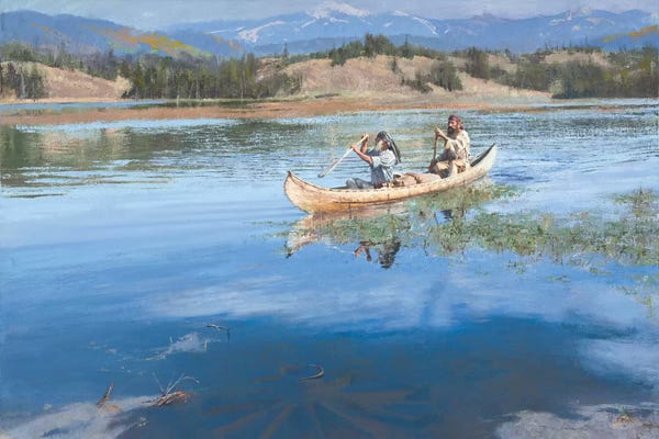Canoes: A Suitable Means Of Travel by David Edward Kucera