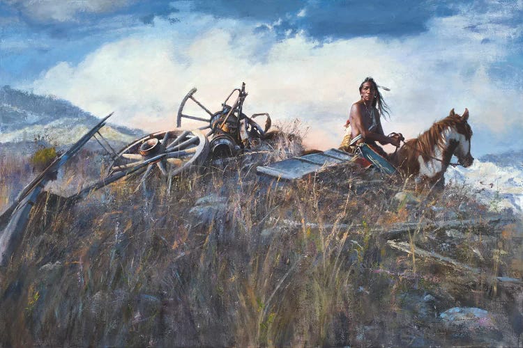 One Mans Treasure by David Edward Kucera wall art