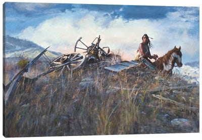 One Mans Treasure Canvas Art Print - David Edward Kucera