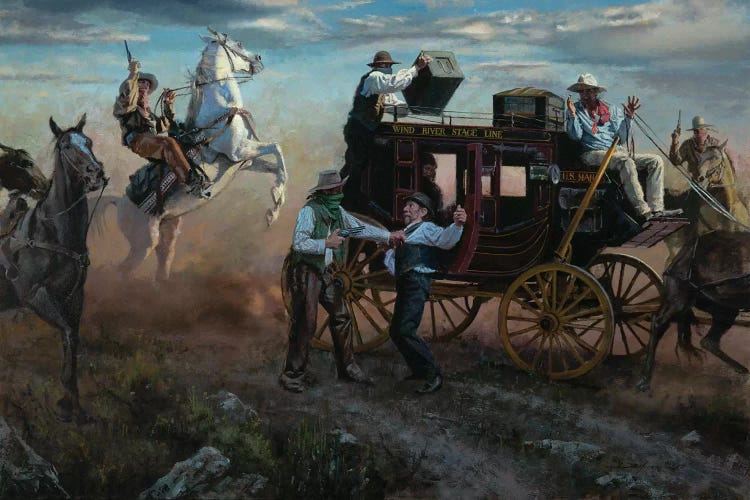 Outmanned by David Edward Kucera wall art