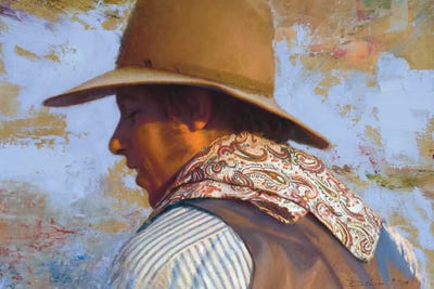 Paisley Bandana by David Edward Kucera canvas print