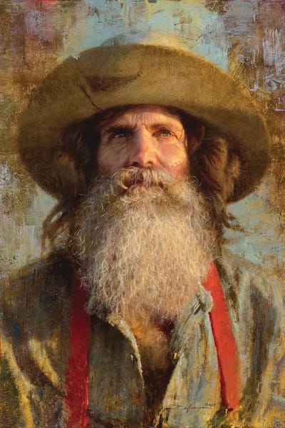 Western Décor: Prospector's Gaze by David Edward Kucera