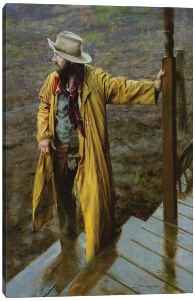 Rain Delay Canvas Art Print - Western Décor
