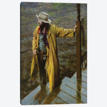 Rain Delay Canvas Print #DKU61} by David Edward Kucera Canvas Art Print