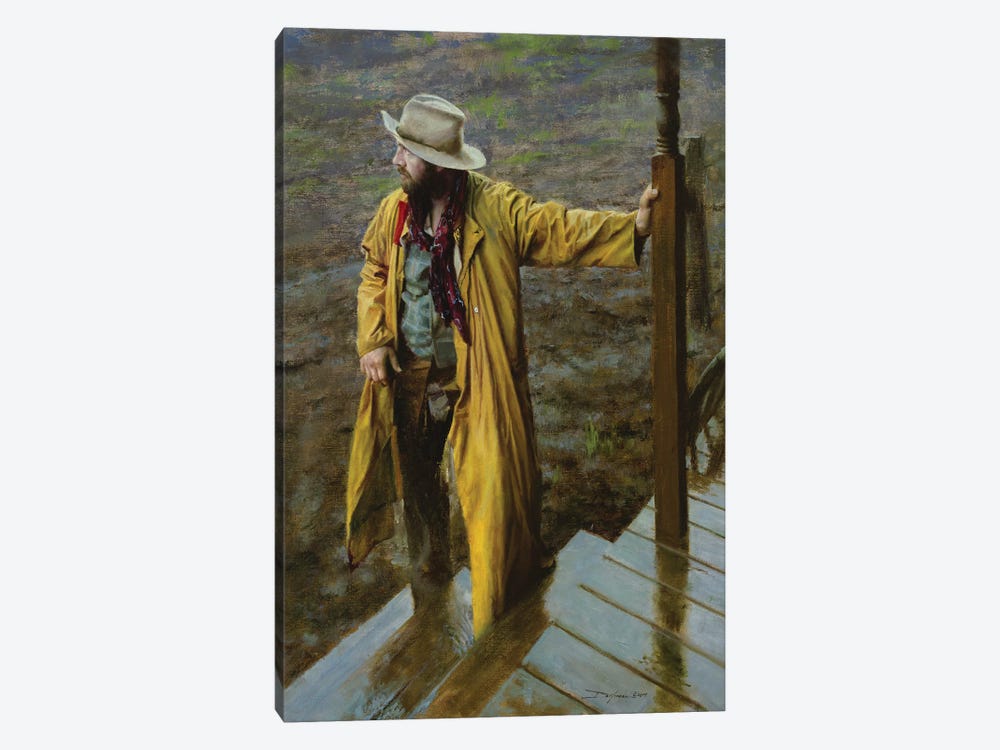 Rain Delay by David Edward Kucera 1-piece Canvas Art