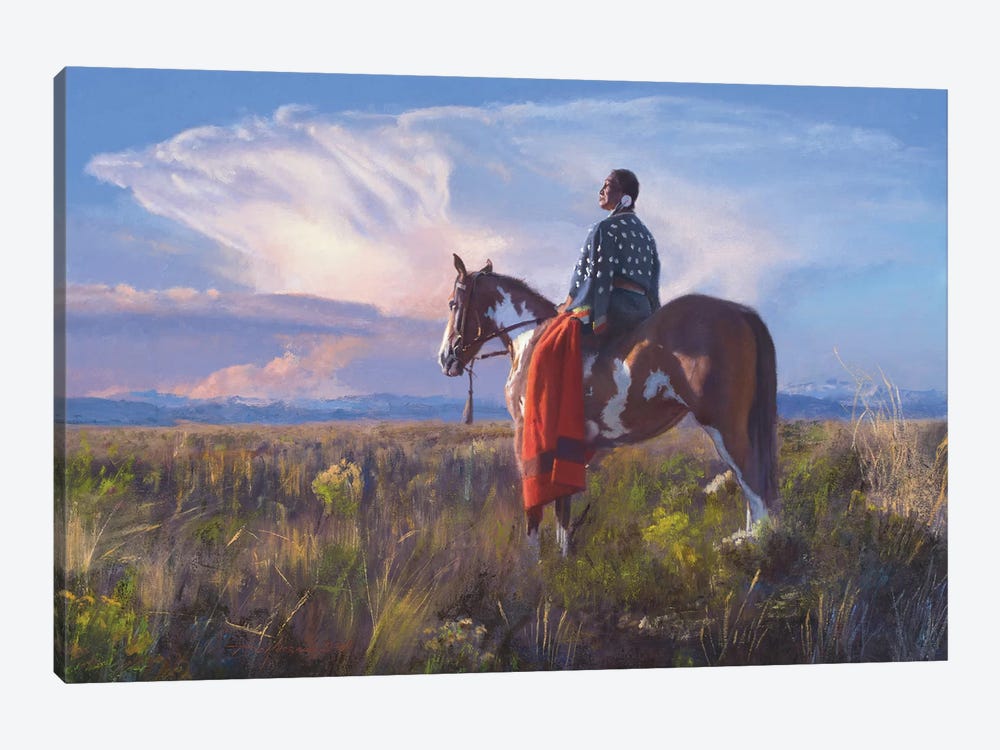 Red Blanket Horizon by David Edward Kucera 1-piece Art Print
