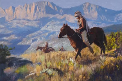 Scouting The Range Canvas Art by David Edward Kucera iCanvas