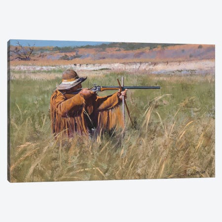 Sharp Shooter Canvas Print #DKU67} by David Edward Kucera Canvas Artwork