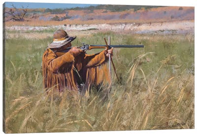 Sharp Shooter Canvas Art Print - David Edward Kucera