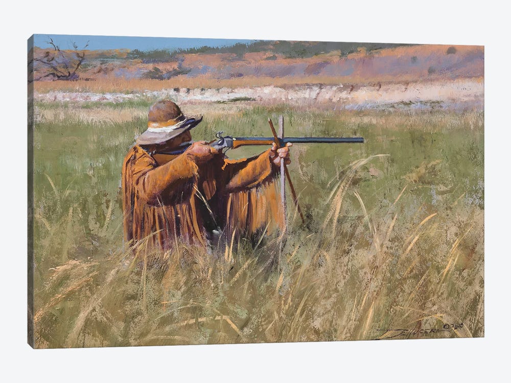 Sharp Shooter by David Edward Kucera 1-piece Canvas Art