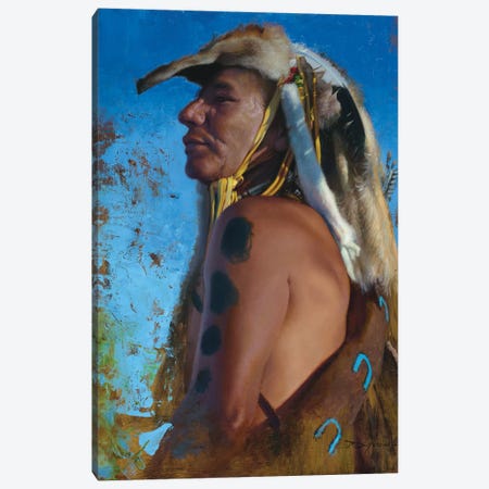 Sioux Garrison Canvas Print #DKU71} by David Edward Kucera Canvas Artwork