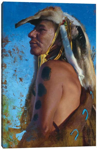 Sioux Garrison Canvas Art Print - Native American Décor