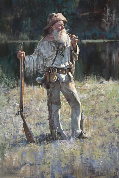 Western Décor: Smoke And Black Powder by David Edward Kucera