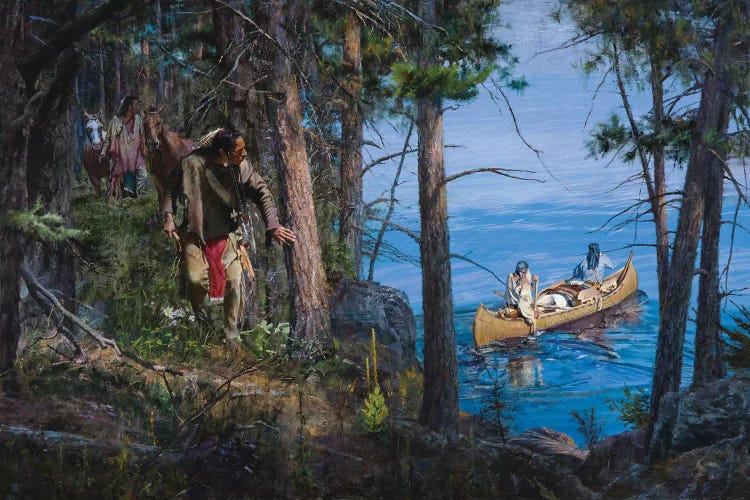 The Forest Is Watching by David Edward Kucera canvas print