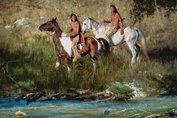 Native American Décor: The River Keeps No Secrets by David Edward Kucera