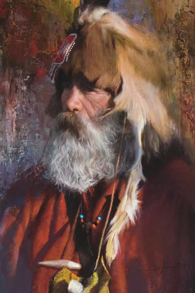 Western Décor: Trapper by David Edward Kucera