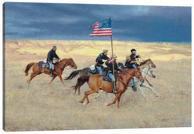 Rag Tag Regiment Canvas Art Print - David Edward Kucera