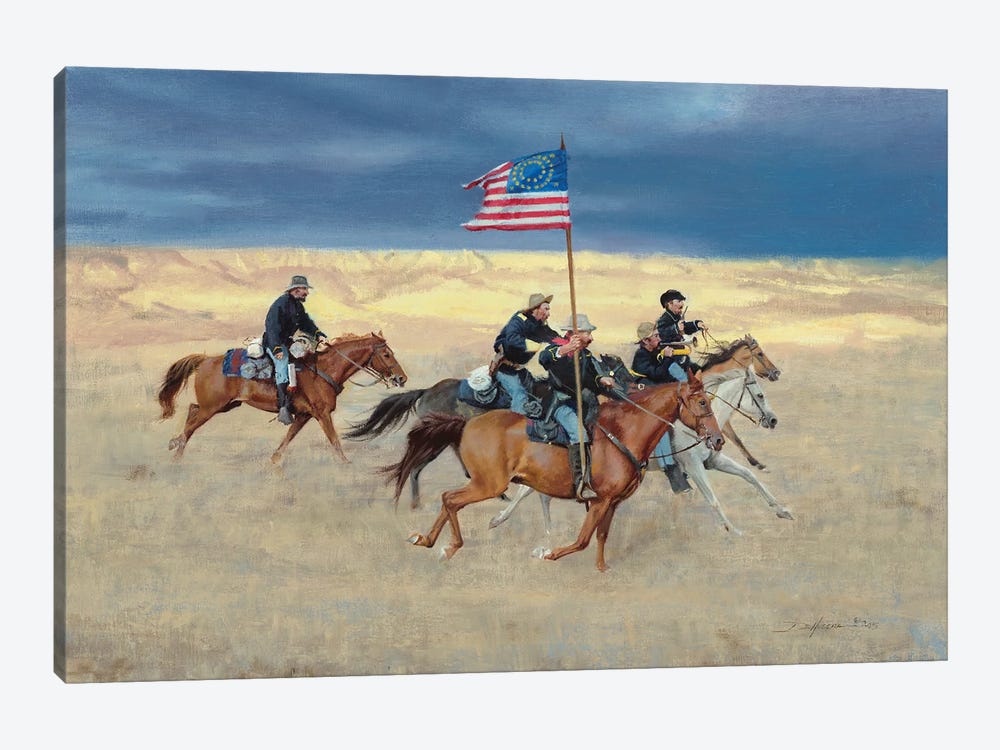 Rag Tag Regiment by David Edward Kucera 1-piece Canvas Print