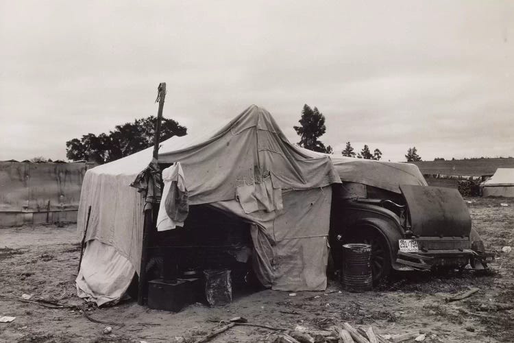 Pea Picker's Home,Nipomo, California, USA by Dorothea Lange wall art