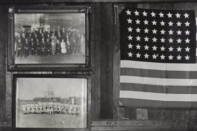 Interior View, Japanese-American Citizens League Headquarters, Centerville, California, USA by Dorothea Lange wall art