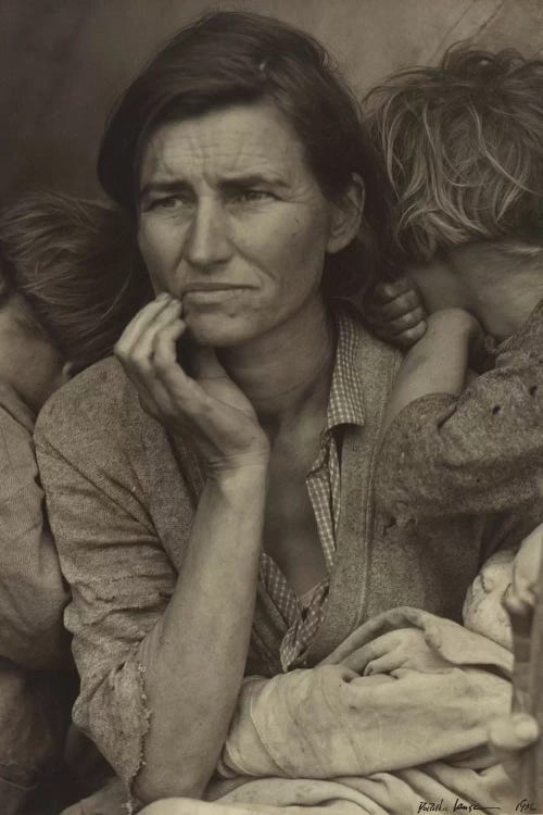 Migrant Mother, Nipomo, California, USA by Dorothea Lange wall art