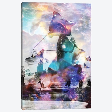 Tripping Out At Rays Point Canvas Print #DLB103} by David Loblaw Canvas Artwork