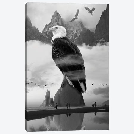 Eagles Point Canvas Print #DLB109} by David Loblaw Canvas Wall Art