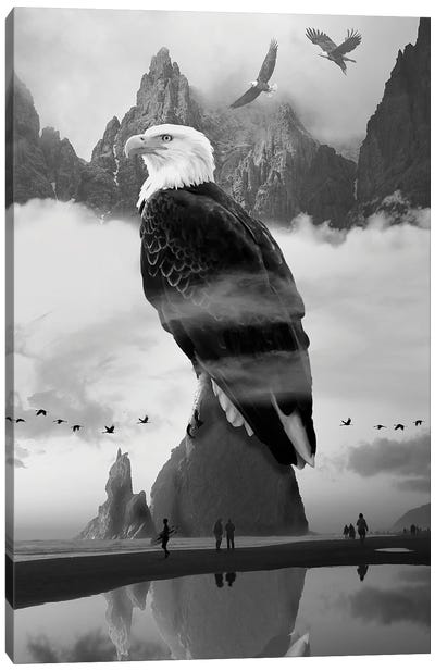 Eagles Point Canvas Art Print - David Loblaw