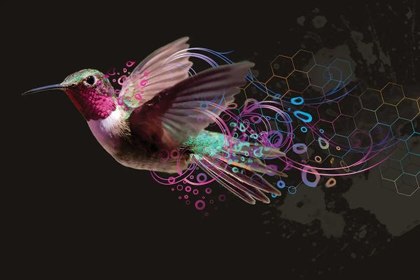 Kids Inspirational Art: Humming Along by David Loblaw