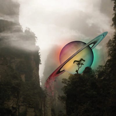 Landing Saturn by David Loblaw canvas print