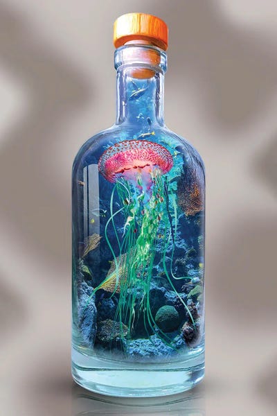 Jellyfish: Jellyfish In A Bottle by David Loblaw