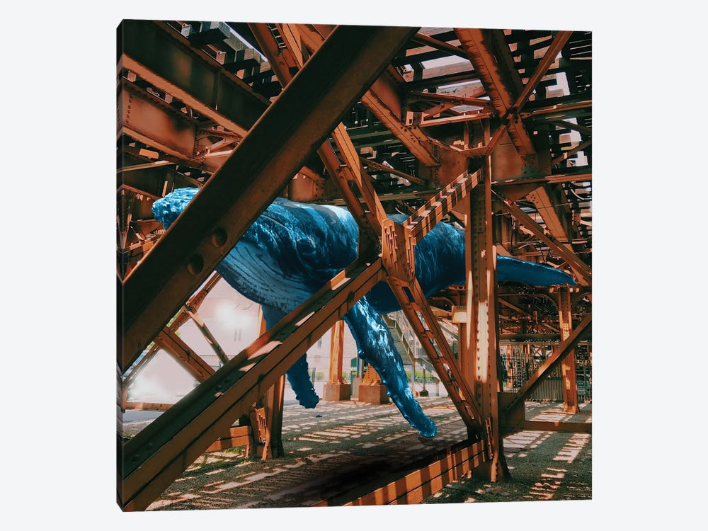 Whaling Steel Under The Tracks by David Loblaw 1-piece Canvas Wall Art