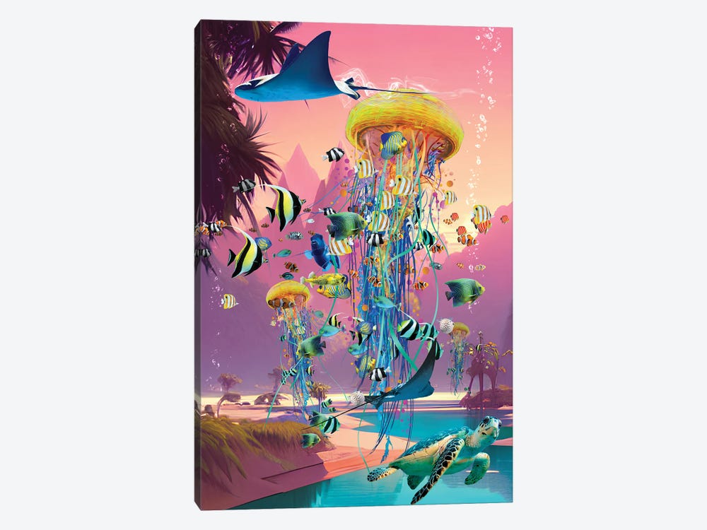 Dreaming At Jellyfish River by David Loblaw 1-piece Canvas Art Print