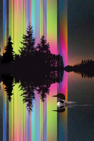 Surrealism: Lake Lights by David Loblaw