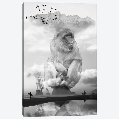 Monkey Sea Monkey Do Canvas Print #DLB17} by David Loblaw Canvas Print