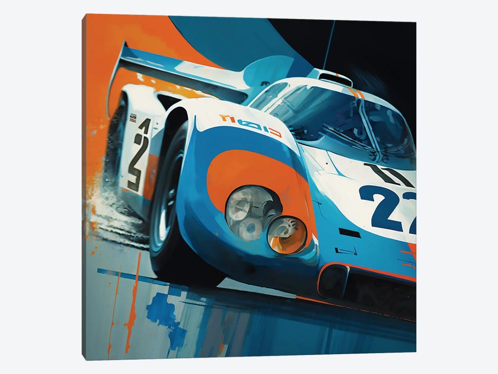Le Mans Racer Canvas by David Loblaw | iCanvas