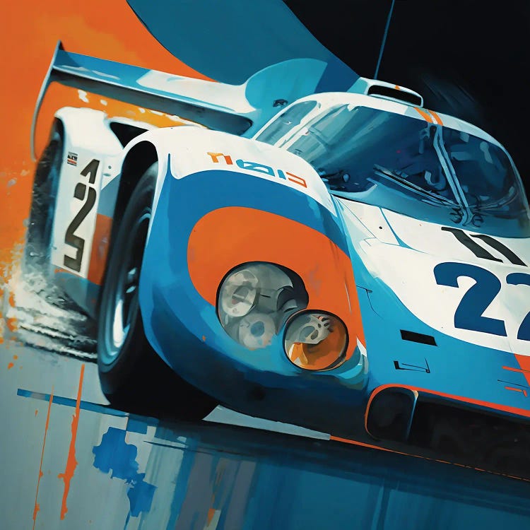 Le Mans Racer by David Loblaw wall art