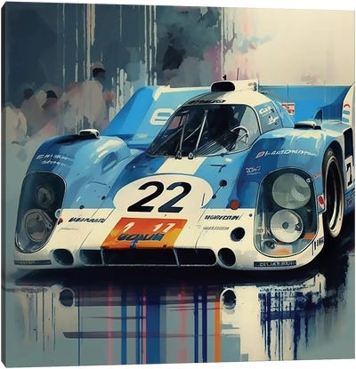 Le Mans Racing Canvas Art Print - David Loblaw