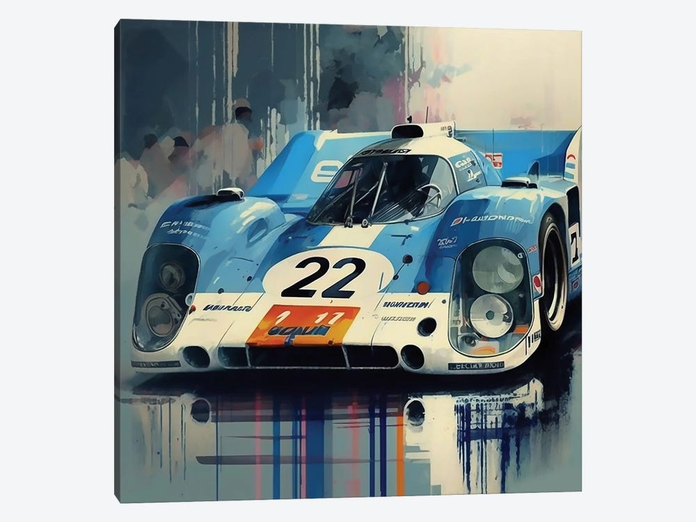Le Mans Racing by David Loblaw 1-piece Canvas Print