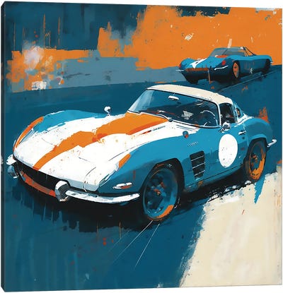 Vett Racing Canvas Art Print - David Loblaw