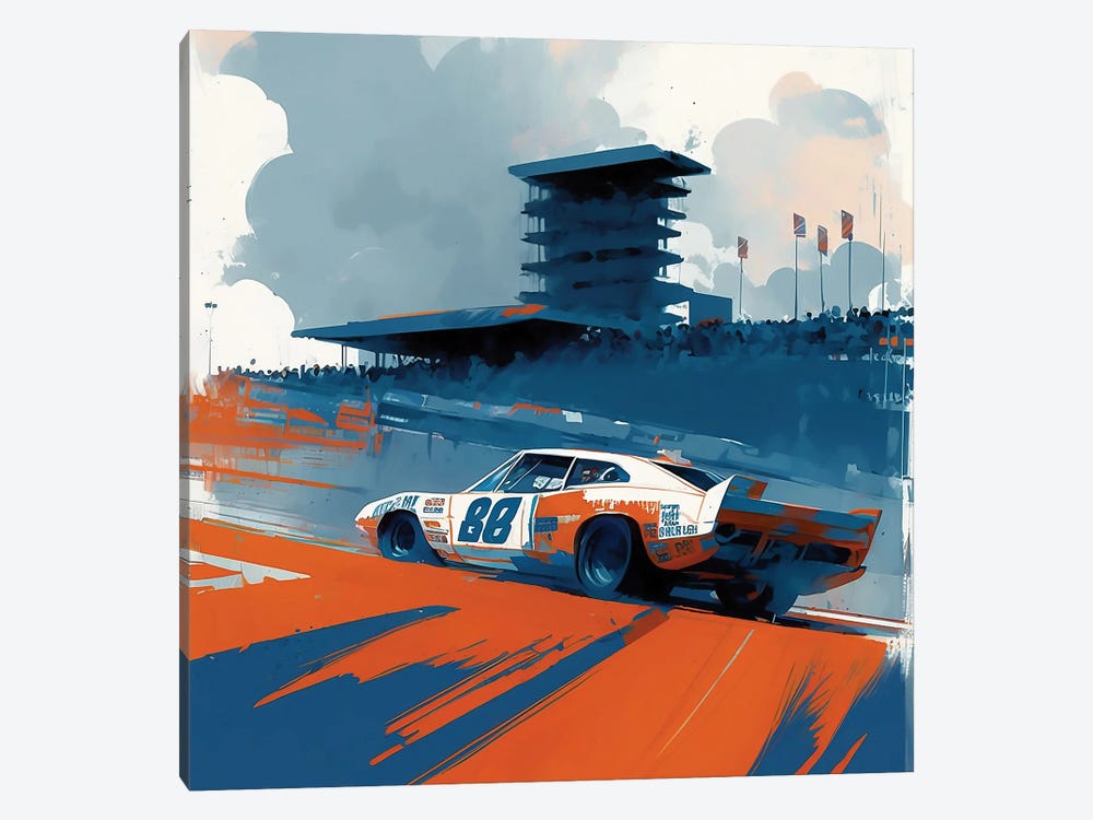Daytona Track by David Loblaw 1-piece Canvas Print