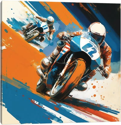 Speed Freak Canvas Art Print - David Loblaw
