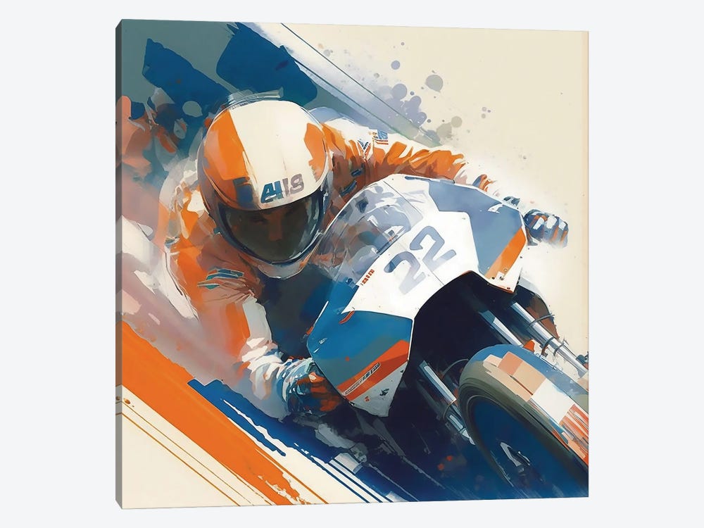 Motorsports by David Loblaw 1-piece Canvas Print