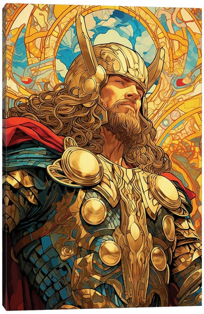 God Of Thunder Canvas Art Print - David Loblaw