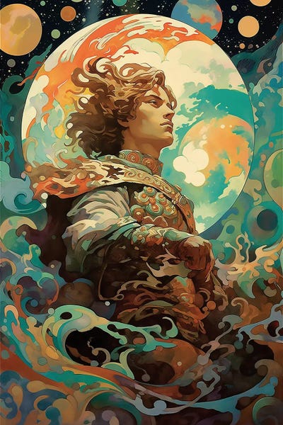 Star Dreamer by David Loblaw framed canvas print