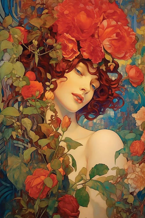 Lady Rose by David Loblaw wall art