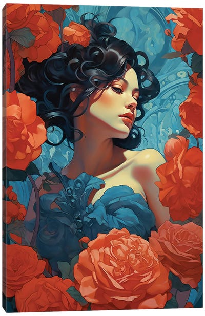 Roses Delight Canvas Art Print - David Loblaw