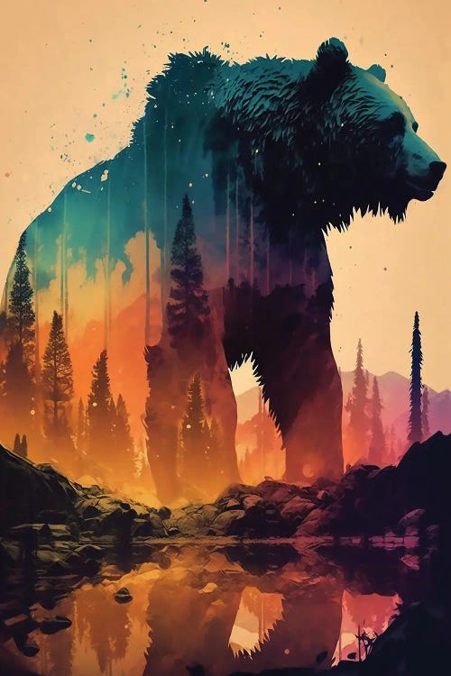 Spirit Bear by David Loblaw wall art